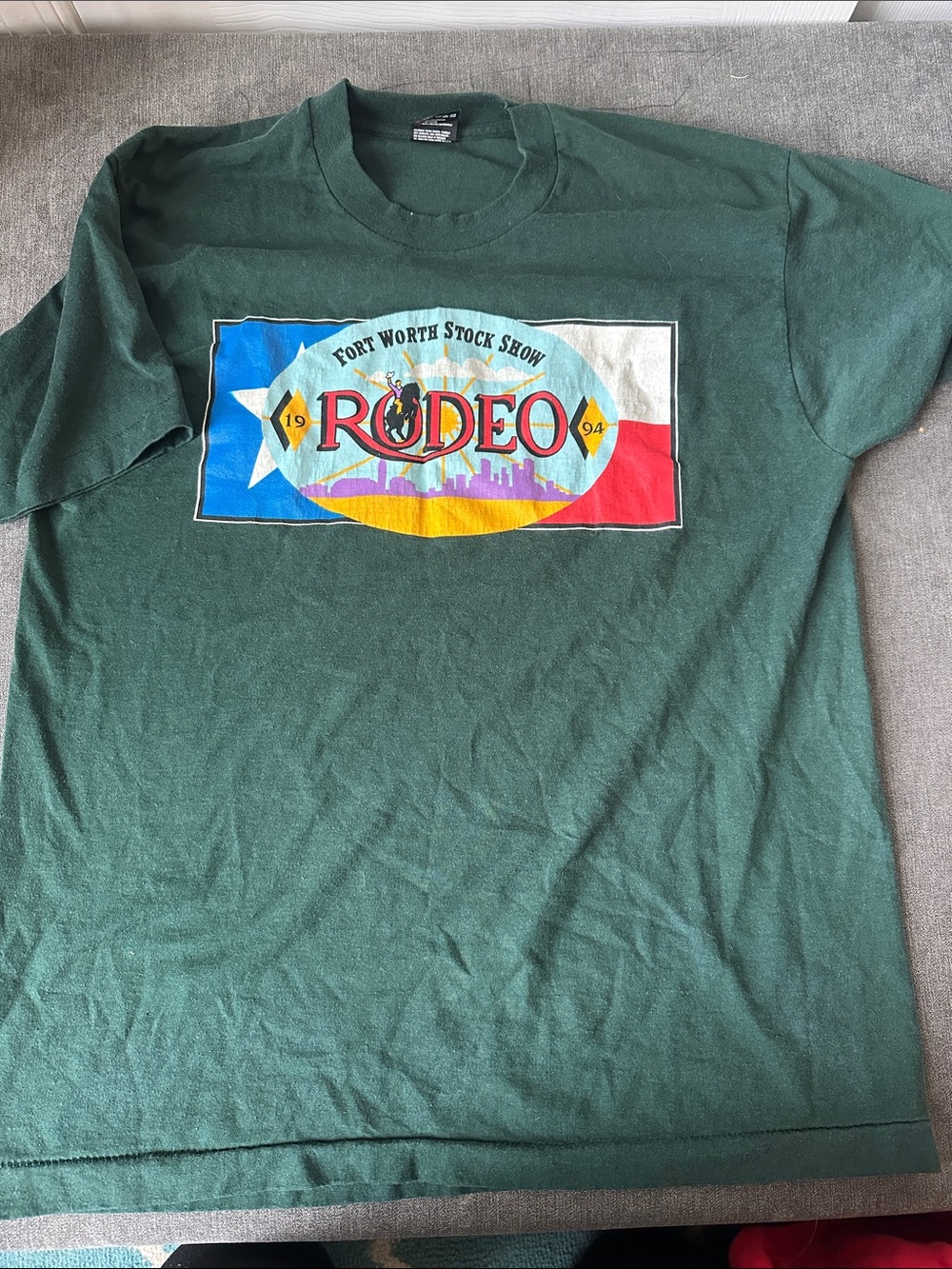 Fort Worth Stock Show Rodeo Graphic Tee - Green
